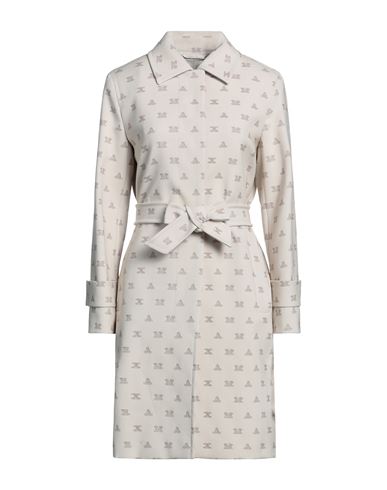 Max Mara Woman Overcoat Beige Size 10 Polyester, Cotton, Elastane
