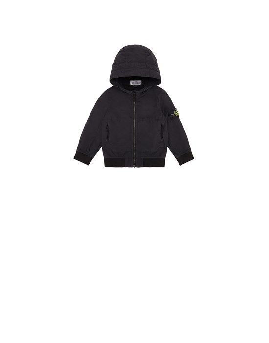  STONE ISLAND BABY 40530 80% REGENERATED NYLON 20% COTTON Jacket Man Black