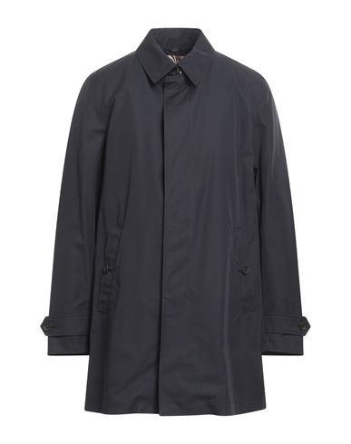 Sealup Man Overcoat Midnight Blue Size 36 Cotton, Polyamide, Polyurethane