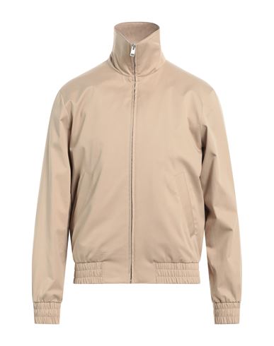Sandro Man Jacket Beige Size Xs Cotton, Lyocell, Elastane