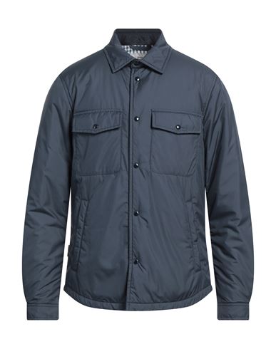 Woolrich Man Jacket Midnight Blue Size Xxl Polyester