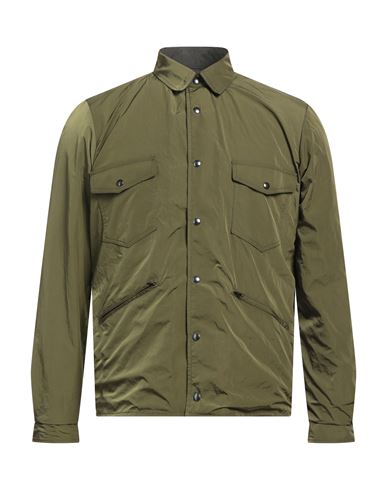 Shop Brian Dales Man Jacket Military Green Size 42 Polyester
