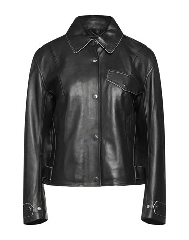 Freaky Nation Woman Jacket Black Size M Soft Leather