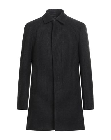French Connection Man Coat Black Size L Polyester, Wool