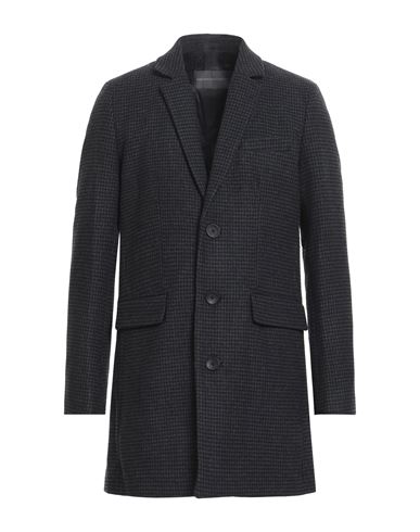 French Connection Man Coat Lead Size S Polyester, Wool In Grey