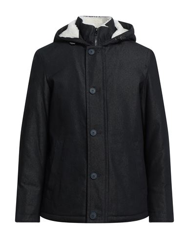 Michael Kors Mens Man Jacket Midnight Blue Size Xxl Cotton, Polyester