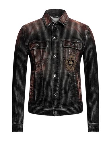 Dolce & Gabbana Man Jacket Brown Size 40 Cotton, Polyester, Elastane