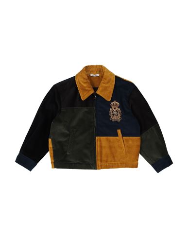 Dolce & Gabbana Babies'  Toddler Boy Jacket Midnight Blue Size 6 Cotton, Elastane, Polyester, Metallic Polyes