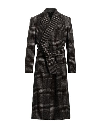 Dolce & Gabbana Man Coat Black Size 44 Alpaca Wool, Wool, Polyamide