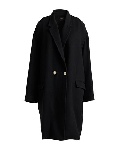 Isabel Marant Woman Coat Black Size 6 Virgin Wool, Cashmere, Polyamide