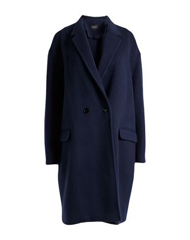 Isabel Marant Woman Coat Navy Blue Size 6 Virgin Wool, Cashmere, Polyamide