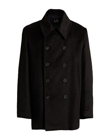 Dunhill Man Coat Black Size M Modal, Cotton