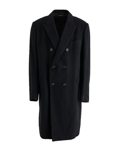 Dunhill Man Coat Black Size 48 Wool, Cashmere