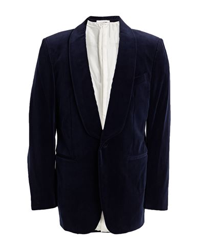 Dunhill Man Coat Navy Blue Size 42 Cotton