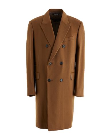 Dunhill Man Coat Brown Size 42 Wool, Cashmere