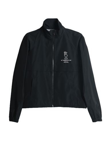 Prada Man Jacket Black Size Xl Polyester