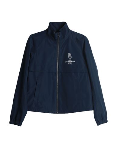 Prada Man Jacket Navy Blue Size Xl Polyester