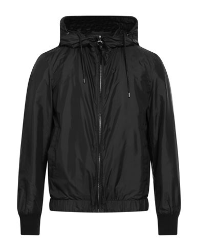 Ferragamo Man Jacket Black Size 36 Polyamide
