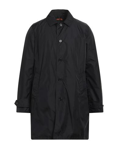 Aspesi Man Overcoat Black Size M Polyamide