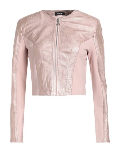 Marani Woman Jacket Light Pink Size 4 Polyester, Elastane, Polyurethane, Viscose, Polyamide