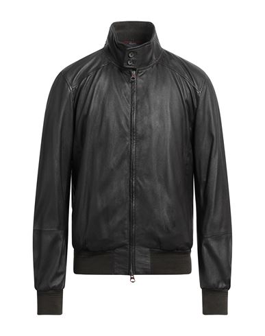 Stewart Man Jacket Dark Brown Size L Soft Leather