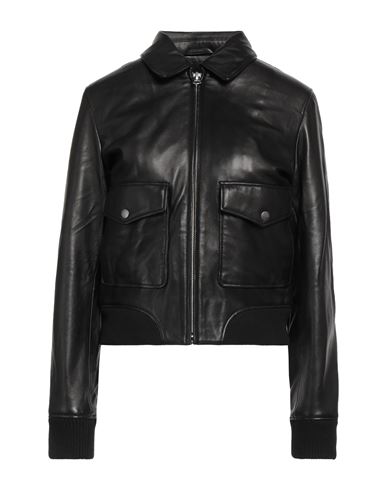 Shop Rag & Bone Woman Jacket Black Size L Lambskin