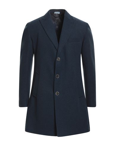 Herman & Sons Man Coat Navy Blue Size 46 Polyester
