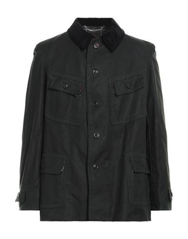 Shop Maison Margiela Man Jacket Dark Green Size 40 Cotton
