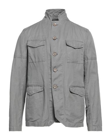 Messagerie Man Jacket Grey Size 40 Cotton, Linen