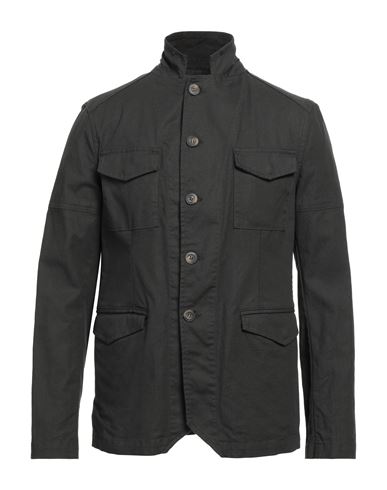 Messagerie Man Jacket Black Size 42 Cotton, Linen
