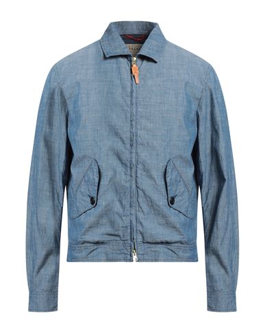 Manifattura Ceccarelli Man Jacket Blue Size 38 Cotton