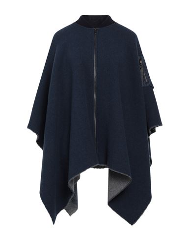 Rag & Bone Woman Capes & Ponchos Blue Size Onesize Recycled Wool, Wool