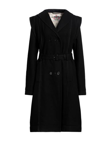 High Woman Coat Black Size 12 Virgin Wool