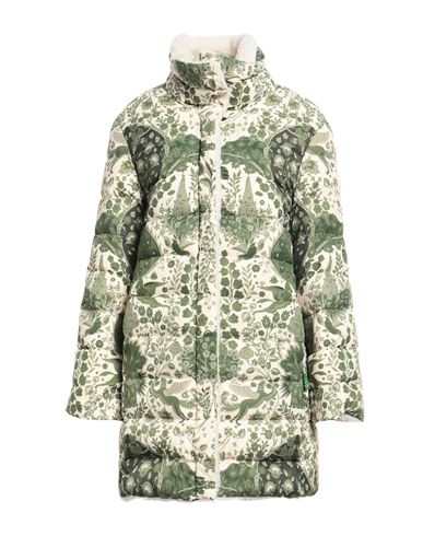 Etro Woman Puffer Military Green Size 6 Polyamide, Polyester, Virgin Wool, Cotton