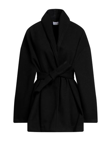 Simona-a Simona A Woman Coat Black Size Xs Polyester, Elastane