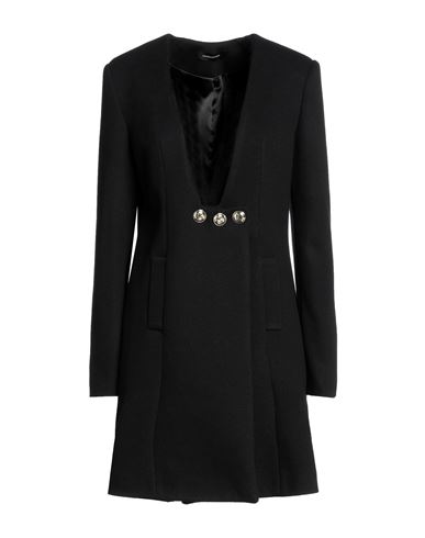 Les Bourdelles Des Garçons Woman Coat Black Size 8 Polyester