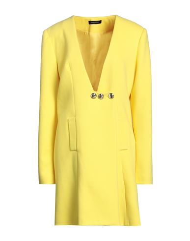 Les Bourdelles Des Garçons Woman Coat Yellow Size 8 Polyester