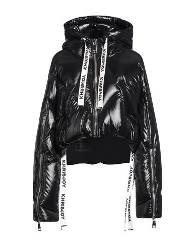Khrisjoy Zip-up Hooded Padded Jacket In Black
