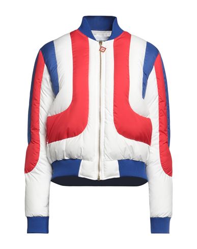 Casablanca Zip-fastening Padded Jacket In White