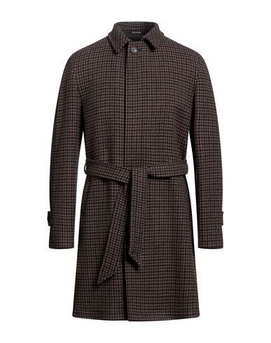 Tagliatore Man Coat Brown Size 40 Virgin Wool, Cashmere