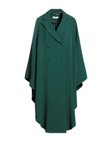 Jijil Woman Cape Dark Green Size 4 Polyester, Viscose, Elastane