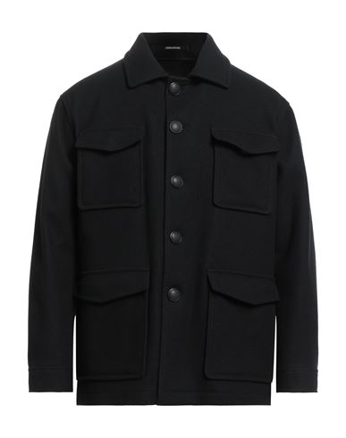 Tagliatore Man Jacket Black Size 38 Virgin Wool, Polyamide, Cashmere