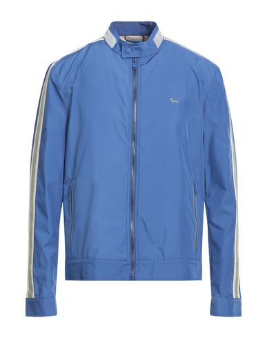 Harmont & Blaine Man Jacket Slate Blue Size L Polyester
