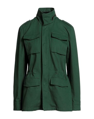 Mp Massimo Piombo Woman Jacket Green Size 10 Cotton