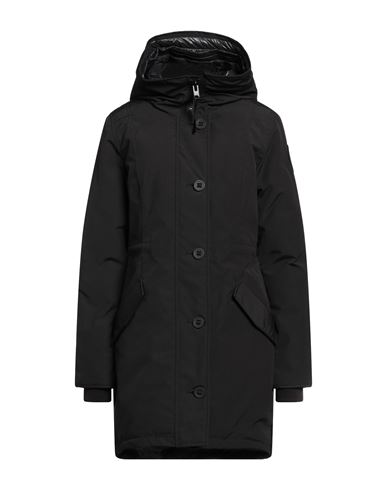 Canada Goose Rossclair Padded Hooded Parka In Black