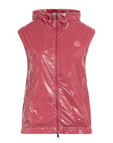 Moncler Woman Jacket Brick Red Size 0 Polyamide