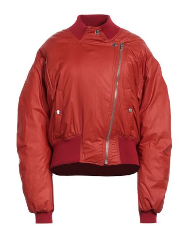 Isabel Marant Woman Jacket Rust Size 8 Cotton In Red