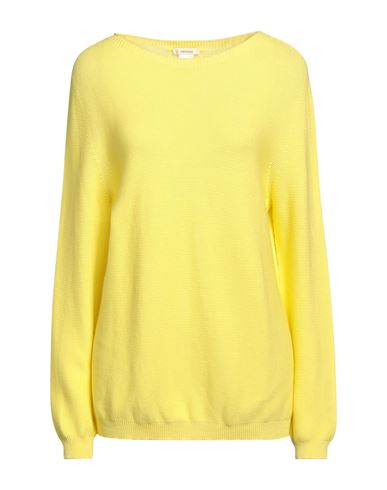 Bellwood Woman Sweater Yellow Size L Cotton In Mandarin