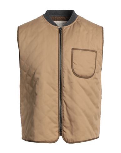 Tintoria Mattei 954 Man Jacket Camel Size M Cotton, Polyester In Beige
