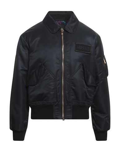 Shop Versace Man Jacket Black Size 42 Polyamide